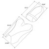 RX08-01-BO TWO-PIECE 2-UP SEAT FITS YAMAHA YZF R1 2004-2006