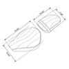 RX13-01-BK TWO-PIECE 2-UP 17-22 SEAT HONDA REBEL CM300CM500