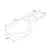 S08-02-BN TWO-PIECE 2-UP SEAT18-UP FXBB/FXBBS AND 20-UP FXST