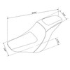 S21-05-BR ONE-PIECE 2-UP SEAT SOFTAIL FXLR FXLRS FXLRST