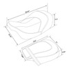 SC231-11-GBK TWO-PIECE 2-UP SEAT 09-UP FL CVO