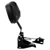 ADJUSTING RIDER BACKREST MOUNTING KIT AND BACKREST PAD