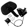ADJUSTING RIDER BACKREST MOUNTING KIT AND BACKREST PAD