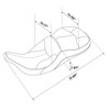 SC56-02-BO ONE-PIECE 2-UP SEAT 97-07 TOURING AND TRIKE MODEL