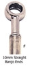 OE FIT CLEAR COAT BRAIDED STAINLESS STEEL BRAKE HOSE FOR ALL MODELS