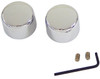 V-FACTOR AXLE NUT COVER KIT FOR BIG TWIN &amp; SPORTSTER