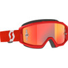 Scott #2785971005280 - Primal Goggle - Red/White - Orange Chrome Works Lens