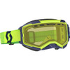 Scott #278605-1054029 - Fury Snow Cross Goggle - Blue/Yellow - Yellow Lens