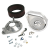 S&S Cycle #17-0440 - Air Cleaner, Kit, Super E/G, Teardrop, Notched, Chrome, 1966-'84 bt