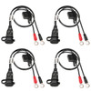 Tecmate #O-01X4 - Battery Lead with Ring Terminal - 12V - Fused - 4 Pack