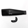 S&S Cycle #551-0671 - Heat Shield, Rear, 2 into 2, Hooligan, Fiberglass, 1991-2007 xl