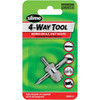 Slime #2044-A - Tire Valve Tool - 4-Way