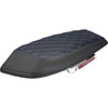 Saddlemen #L870-23-20701 - Saddlebag Lid Covers - Lattice - Carbon Fiber - Blue Stitch - FLH/FLT '23-'26