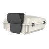 Advanblack Chopped Rear Tour Trunk Pack For '97-'26 Harley Touring / Softail — Bonneville Salt Pearl