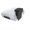 Advanblack Razor Rear Tour Trunk Pack For '97-'26 Harley Touring / Softail — White Onyx Pearl