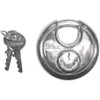 Trimax #TRP170 - Stainless Steel Round Padlock - Keyed