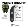 Ciro #50110 - Perch Mount - Chrome