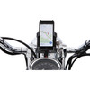 Ciro #50215 - Phone Holder w/Charger - 1-1/4" Handlebar Mount - Black