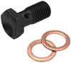 Banjo Bolt - 3/8"-24 - Single - Black