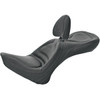 Saddlemen #8152JS - Seat - Explorer™ - With Backrest - Stitched - Black - FL/FX '00-'06