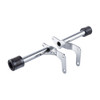 Chrome ProTek Performance Rear Crash Bar with Sliders for Harley M8 Softail — Chrome