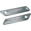 Kodlin USA #K59494 - Saddlebag Latch Covers - Chrome - Vektor - FLH/FLT '23-'26