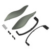 Advanblack Adjustable Fairing Air Deflectors for 2014-2023 Harley Batwing