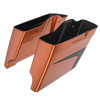 Custom Two Tone 4.5'' Stretched Saddlebag Bottoms for 2014-2023 Harley Davidson Touring