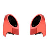 Color Matched 6.5 Inch Speaker Pods for Advanblack & Harley King Rear Tour Trunk Pack