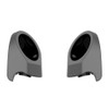 Color Matched 6.5 Inch Speaker Pods for Advanblack & Harley King Rear Tour Trunk Pack