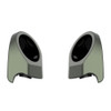 Color Matched 6.5 Inch Speaker Pods for Advanblack & Harley King Rear Tour Trunk Pack