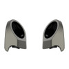 Color Matched 6.5 Inch Speaker Pods for Advanblack & Harley King Rear Tour Trunk Pack