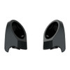 Color Matched 6.5 Inch Speaker Pods for Advanblack & Harley King Rear Tour Trunk Pack