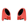 Color Matched 6.5 Inch Speaker Pods for Advanblack & Harley King Rear Tour Trunk Pack