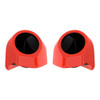 Color Matched 6.5 Inch Speaker Pods for Advanblack & Harley King Rear Tour Trunk Pack