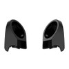 Color Matched 6.5 Inch Speaker Pods for Advanblack & Harley King Rear Tour Trunk Pack