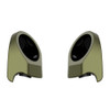 Color Matched 6.5 Inch Speaker Pods for Advanblack & Harley King Rear Tour Trunk Pack