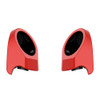 Color Matched 6.5 Inch Speaker Pods for Advanblack & Harley King Rear Tour Trunk Pack