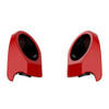 Color Matched 6.5 Inch Speaker Pods for Advanblack & Harley King Rear Tour Trunk Pack