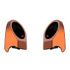 Color Matched 6.5 Inch Speaker Pods for Advanblack & Harley King Rear Tour Trunk Pack