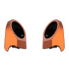 Color Matched 6.5 Inch Speaker Pods for Advanblack & Harley King Rear Tour Trunk Pack