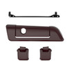 Color Matched Hinges & Latch kit For Advanblack & Harley Razor Chopped King Rear Tour Trunk Pack