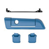 Color Matched Hinges & Latch kit For Advanblack & Harley Razor Chopped King Rear Tour Trunk Pack