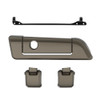 Color Matched Hinges & Latch kit For Advanblack & Harley Razor Chopped King Rear Tour Trunk Pack