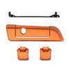 Color Matched Hinges & Latch kit For Advanblack & Harley Razor Chopped King Rear Tour Trunk Pack