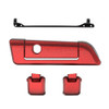 Color Matched Hinges & Latch kit For Advanblack & Harley Razor Chopped King Rear Tour Trunk Pack
