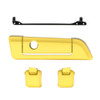 Color Matched Hinges & Latch kit For Advanblack & Harley Razor Chopped King Rear Tour Trunk Pack