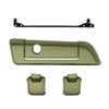 Color Matched Hinges & Latch kit For Advanblack & Harley Razor Chopped King Rear Tour Trunk Pack