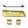Color Matched Hinges & Latch kit For Advanblack & Harley Razor Chopped King Rear Tour Trunk Pack