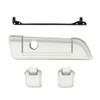 Color Matched Hinges & Latch kit For Advanblack & Harley Razor Chopped King Rear Tour Trunk Pack